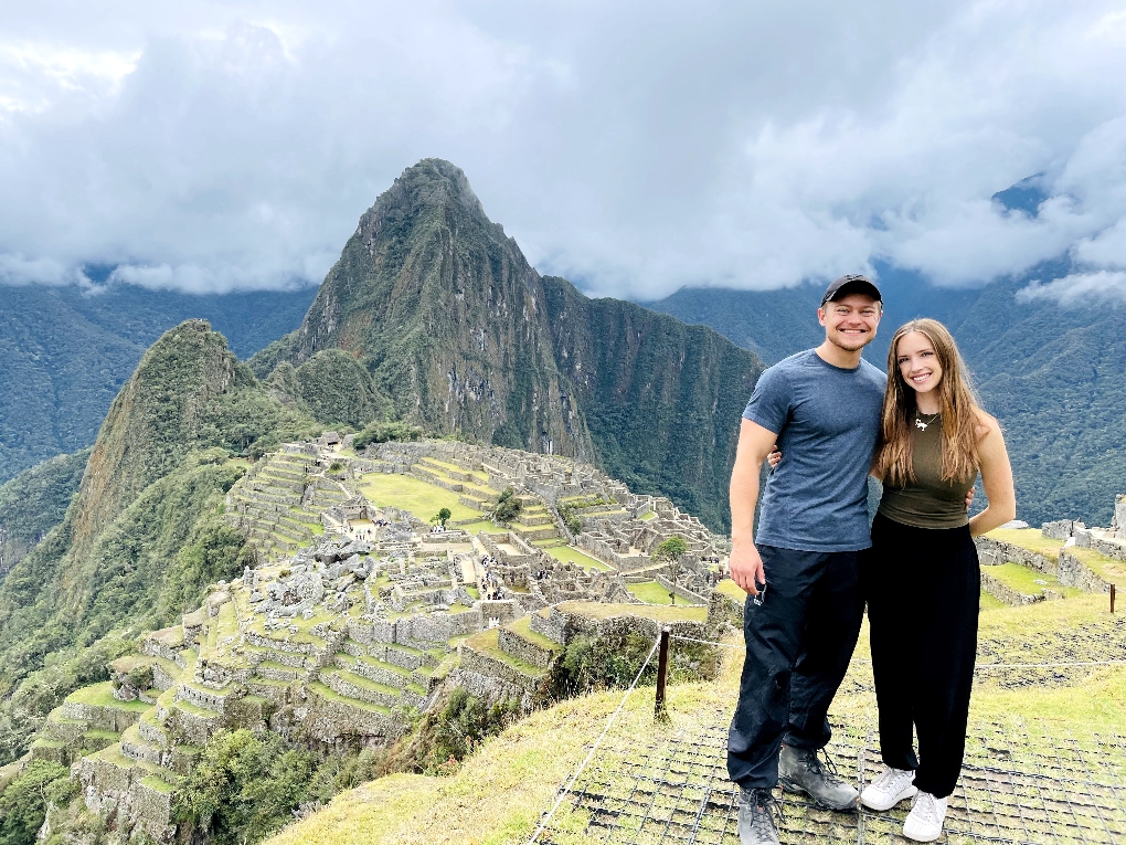 Peter and Janelle at Machu Picchu