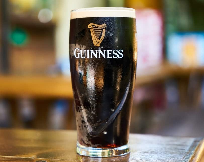 a pint of Guinness in Dublin, Ireland