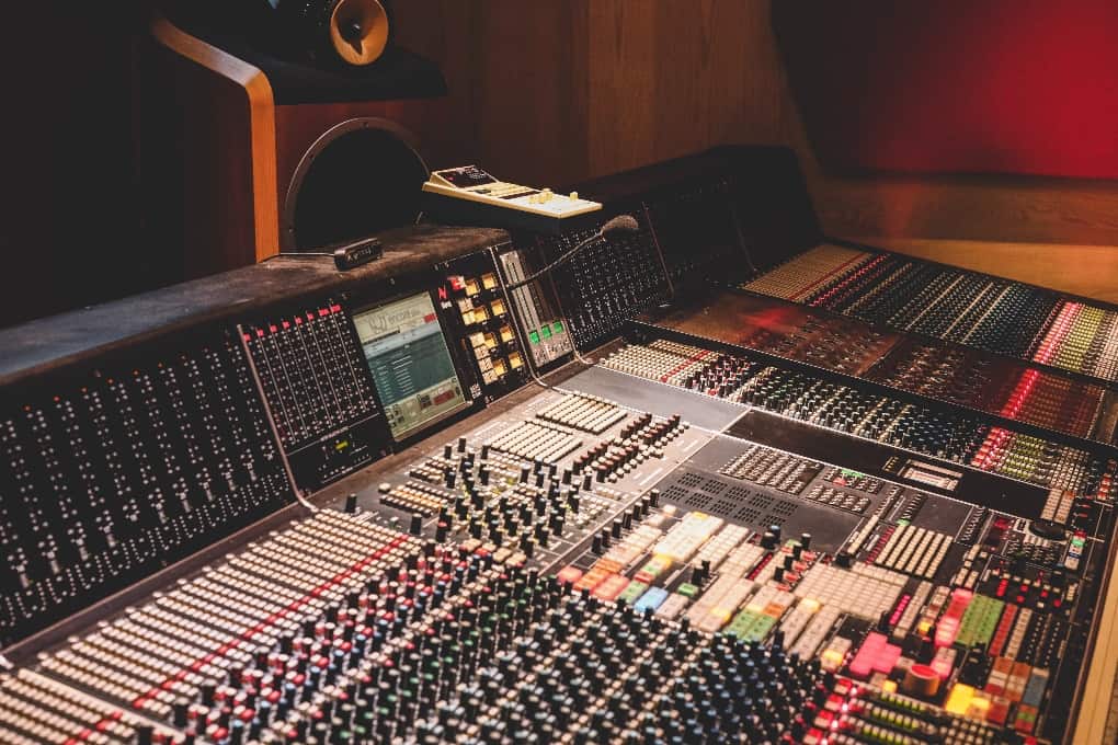 a recording studio