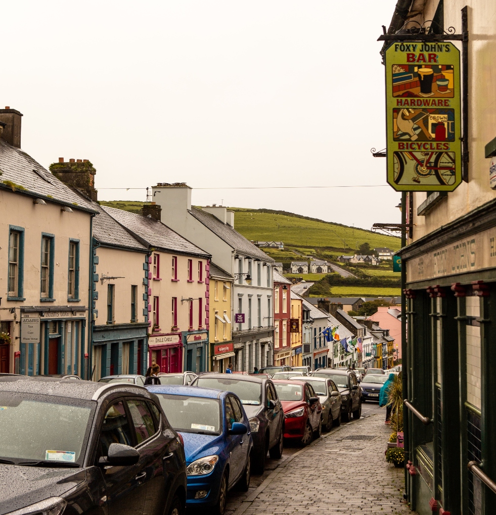 brightly colored building in Ireland town