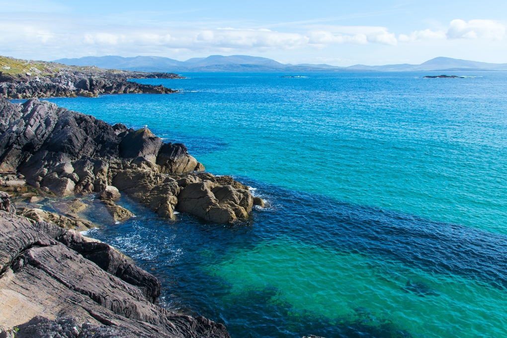 rocky beach near Kenmare, Ireland