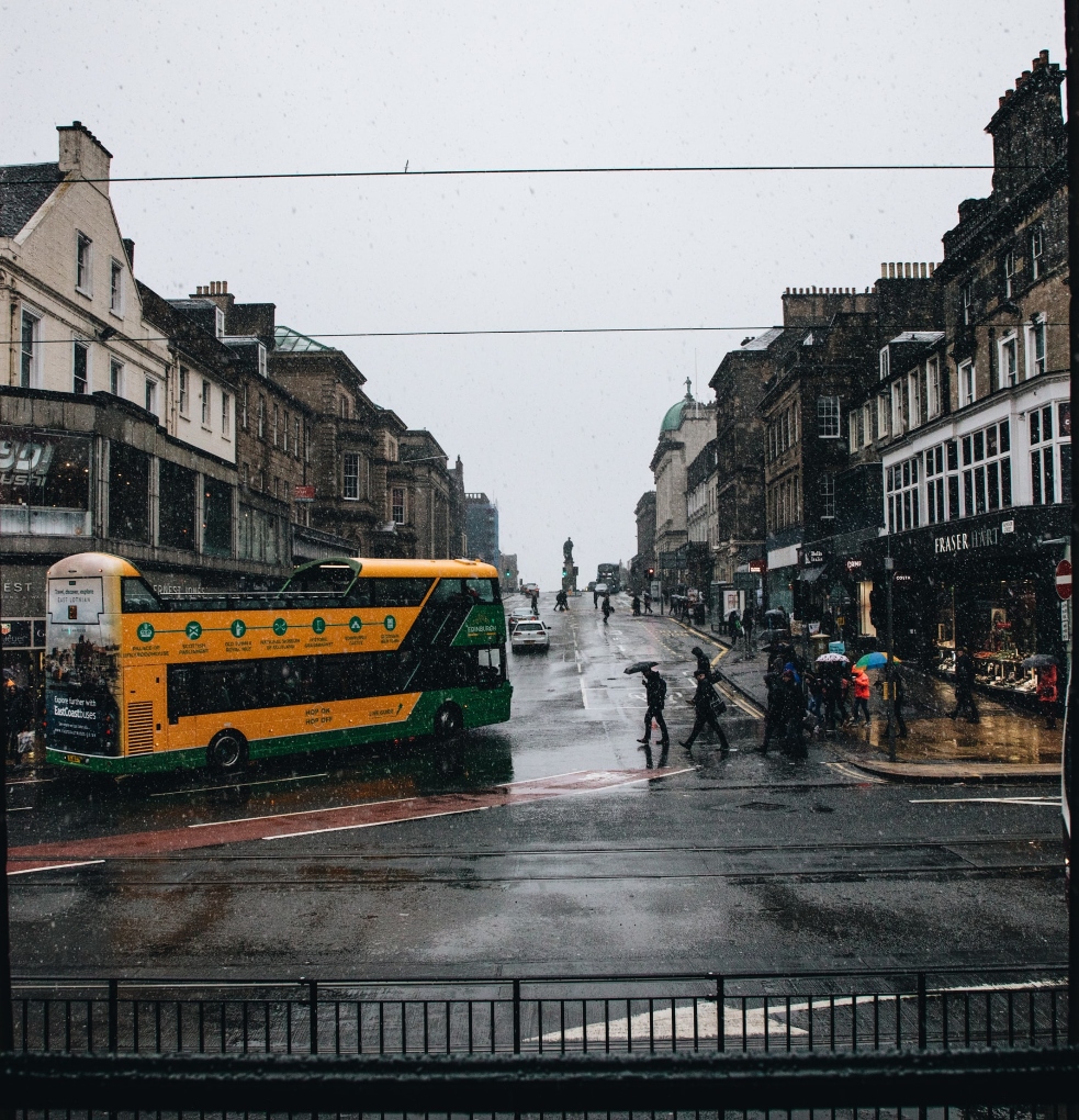 bus in Scotland