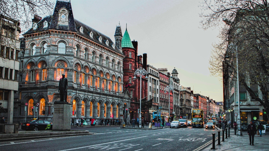 street in Dublin, Ireland