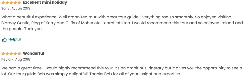 3-day tour reviews