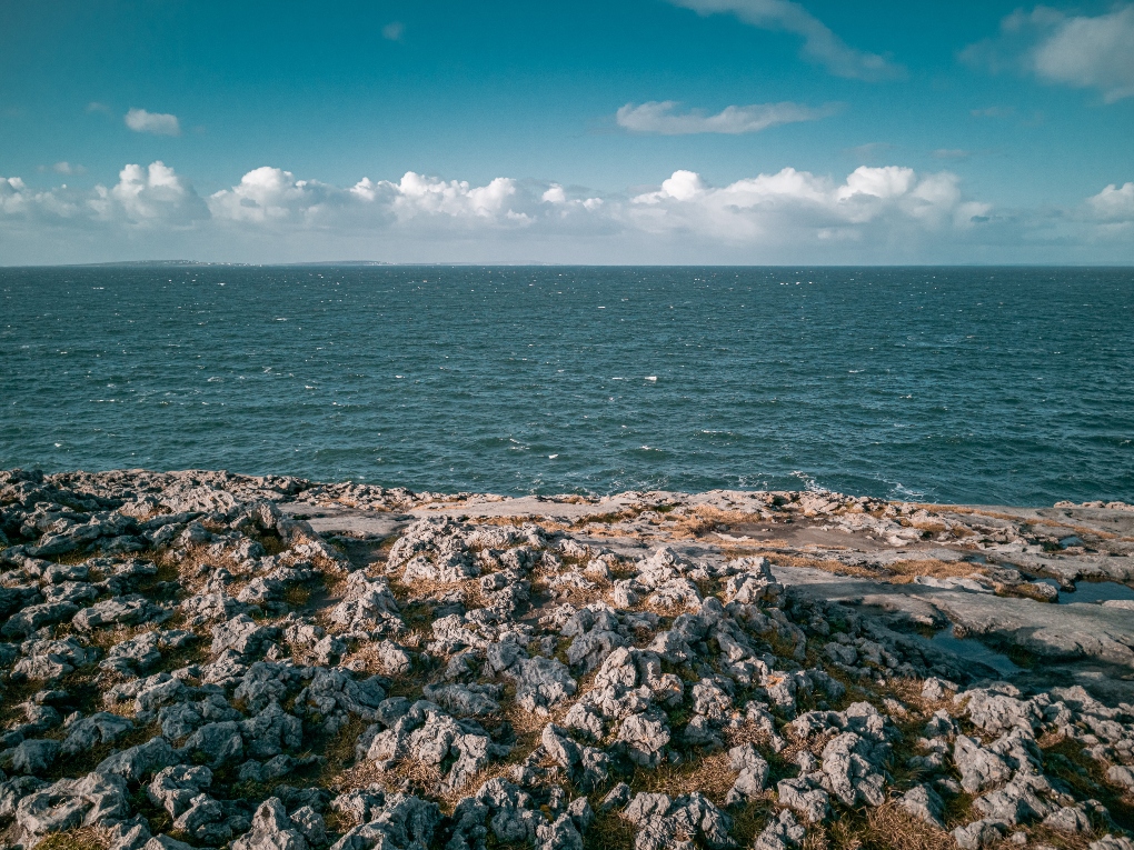 the Burren ocean view