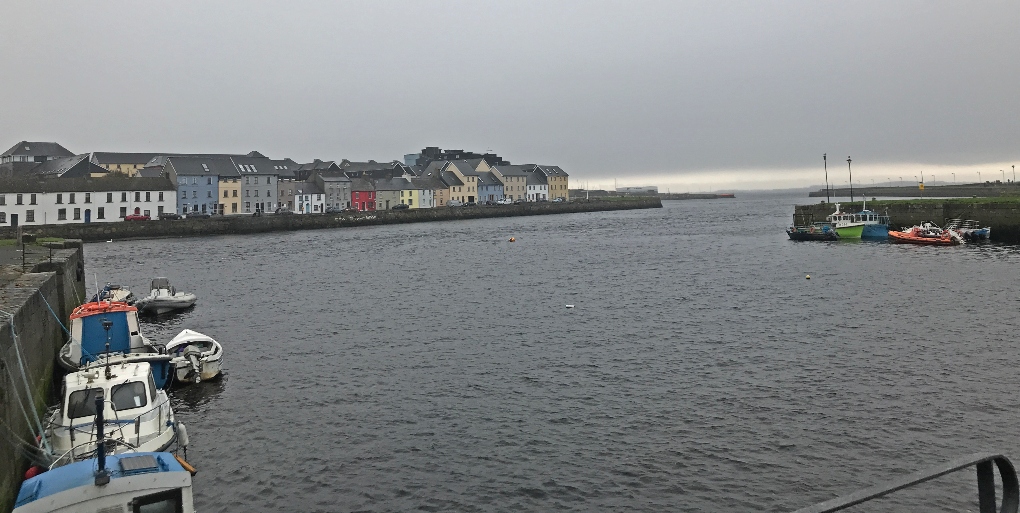 view of Galway harbor