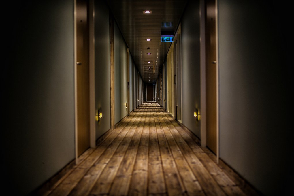haunted hotel hallway