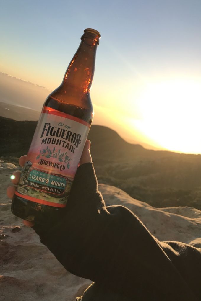 Figueroa Mountain beer in the Fig Mountains
