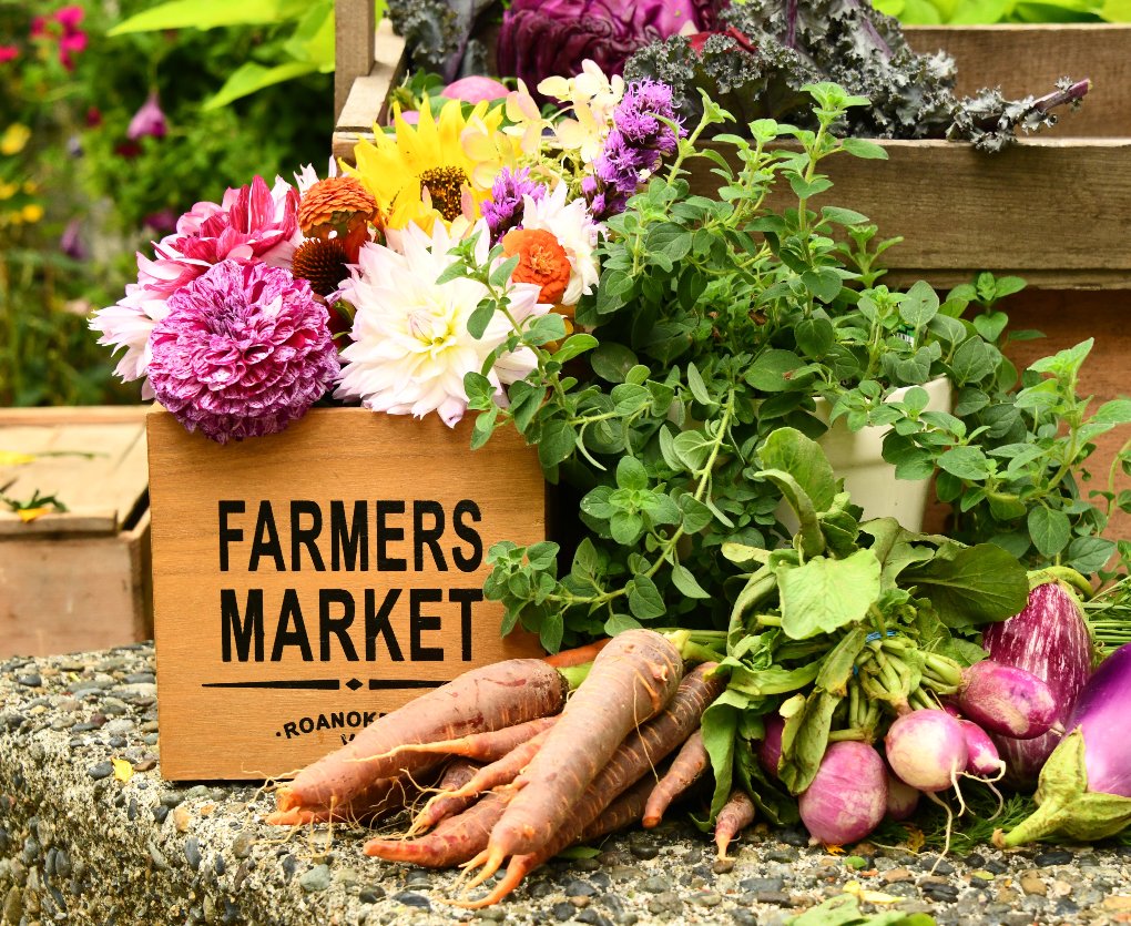 a farmers market