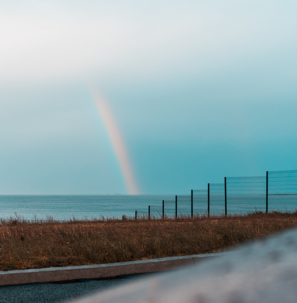 a rainbow near Dublin