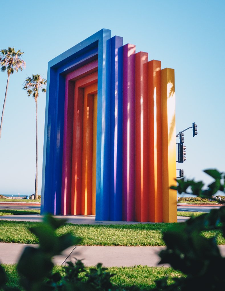 rainbow structure in Santa Barbara