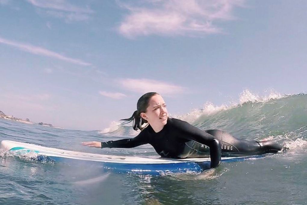 surfing in Santa Barbara