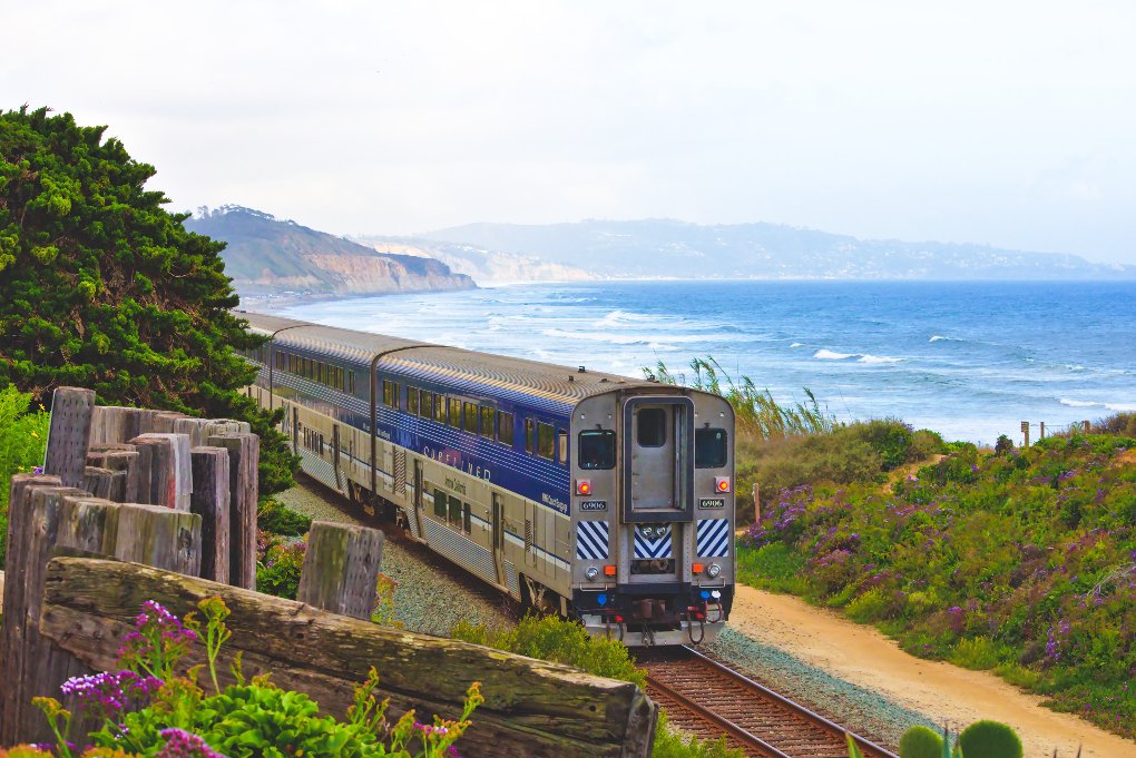 train in California