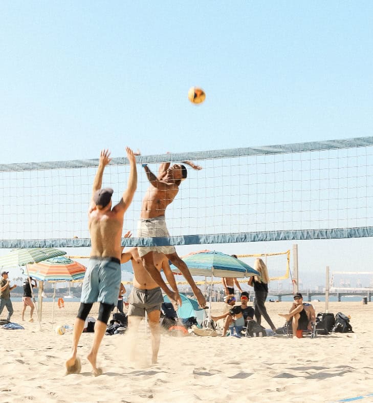 volleyball in Long Beach