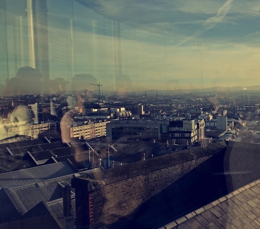 view from the Gravity Bar at the Guinness Storehouse
