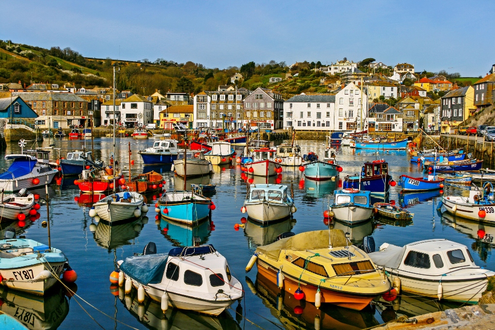 The fishing village of Mevagissey, Cornwall