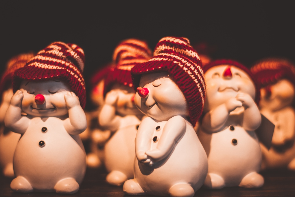 snowman figurines