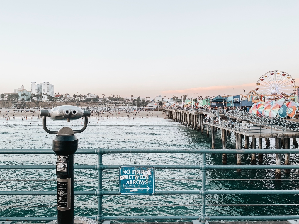 view from Santa Monica pier