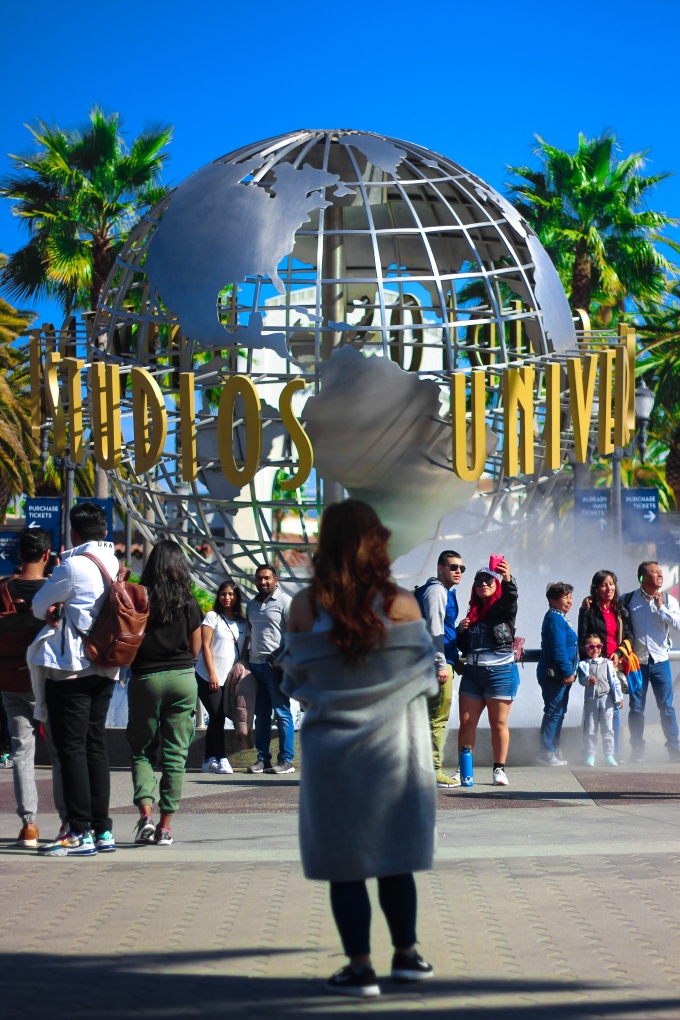 people visiting Universal Studios Hollywood