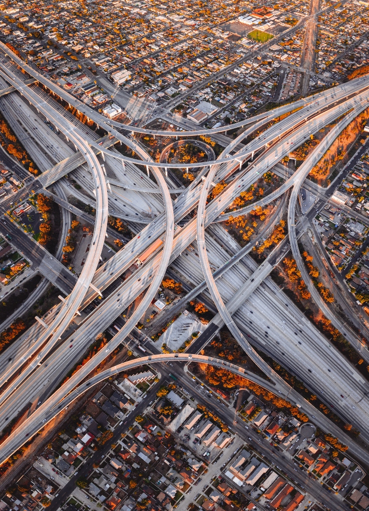 freeway system in LA