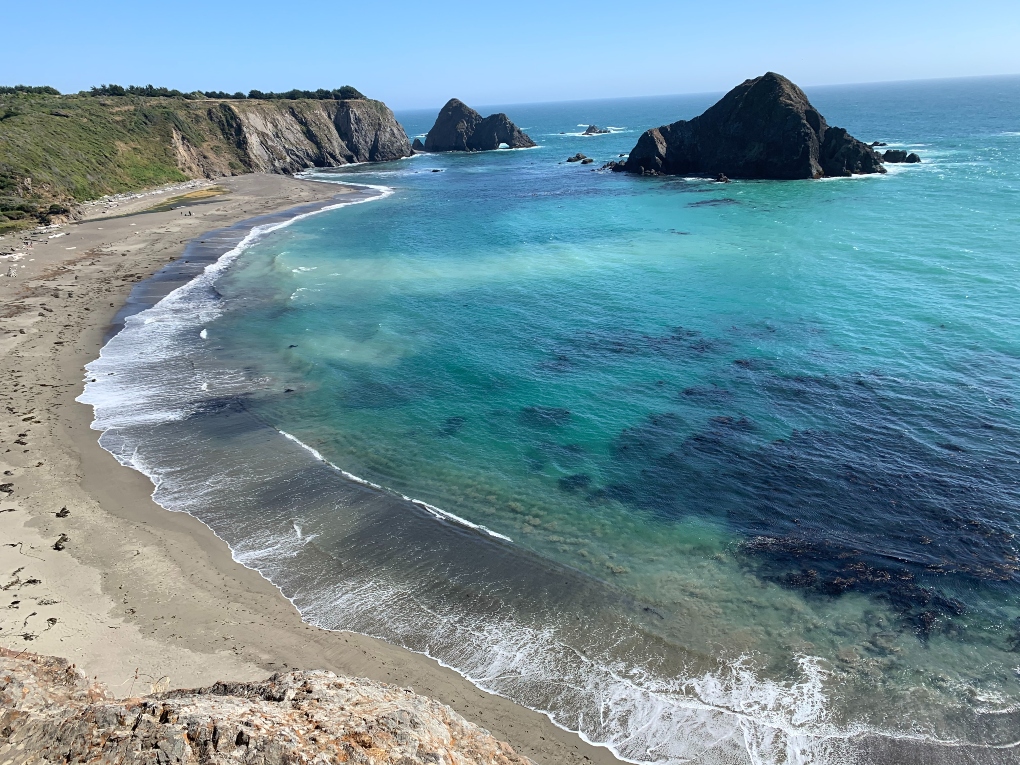 clear California ocean waters