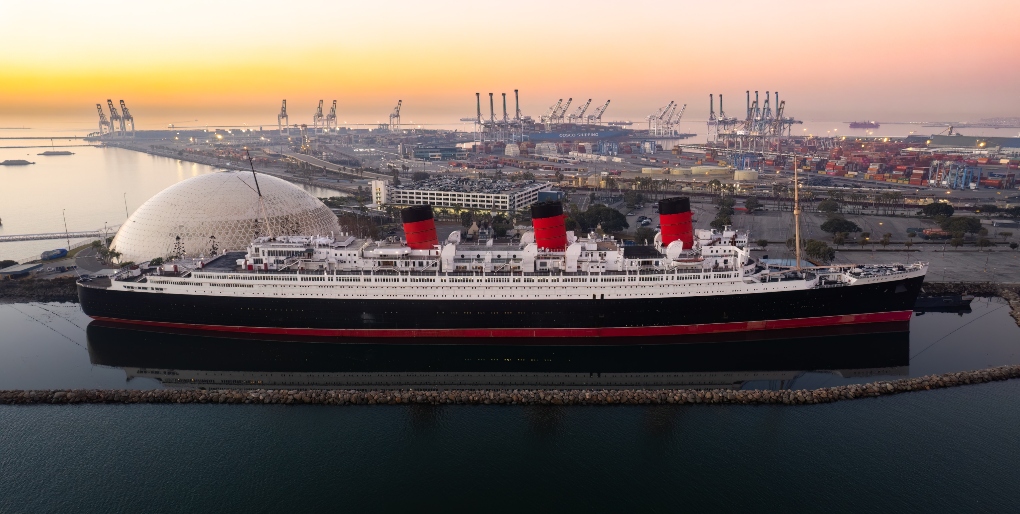 Queen Mary cruise ship in Long Beach