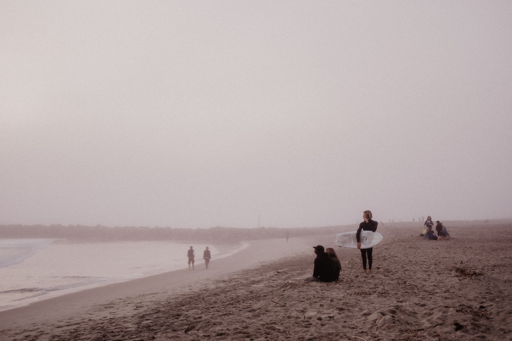 foggy day in Newport Beach