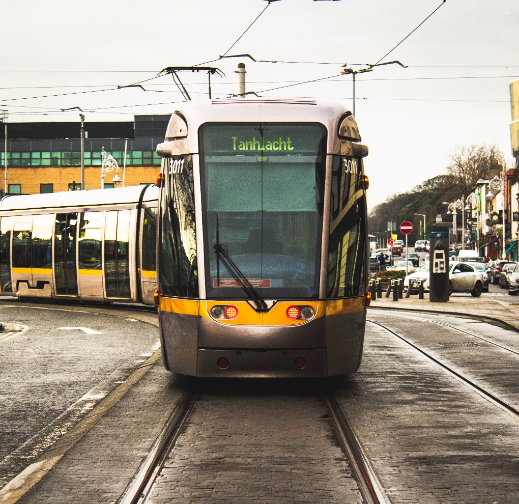 tram in Dublin
