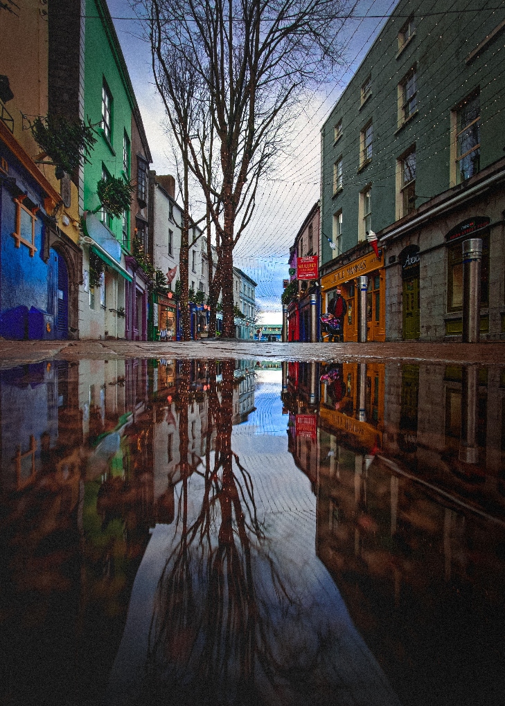 rainy Galway in December