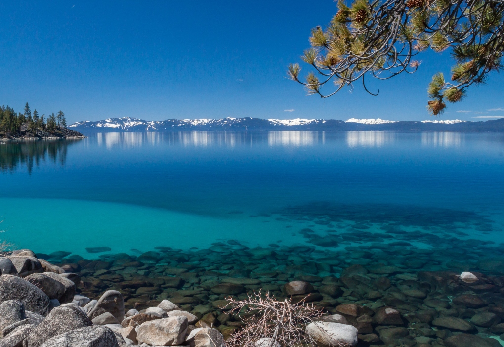 Lake Tahoe in the winter