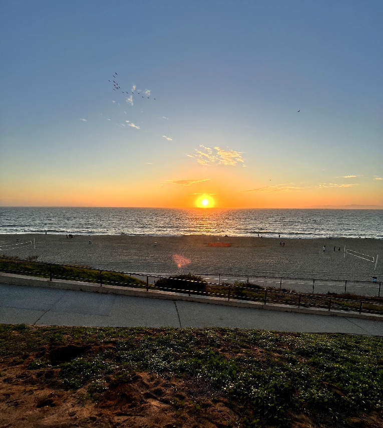 sunset at Redondo Beach