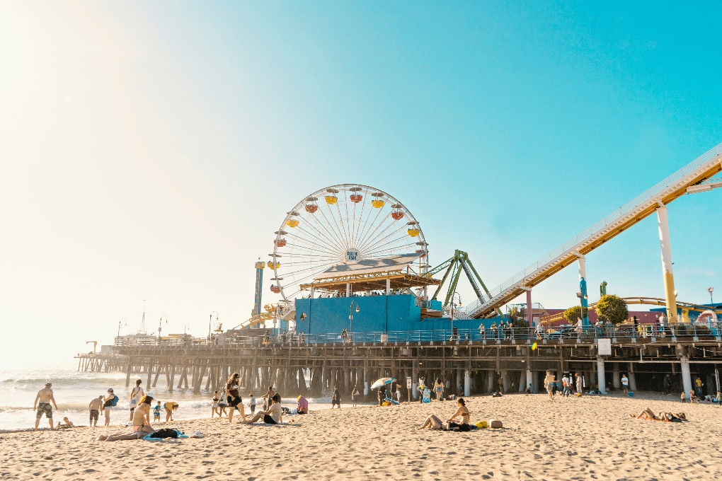 Santa Monica amusement park for families